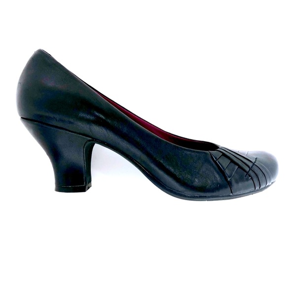 NWOT Hotter Clarissa Heels, Black Leather Sz 10 - Picture 3 of 7